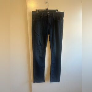 PAIGE Men’s Dark Blue Slim Straight Jeans